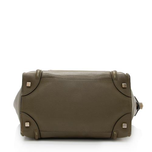 Celine Drummed Calfskin Mini Luggage Tote - FINAL SALE