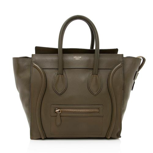 Celine Drummed Calfskin Mini Luggage Tote - FINAL SALE