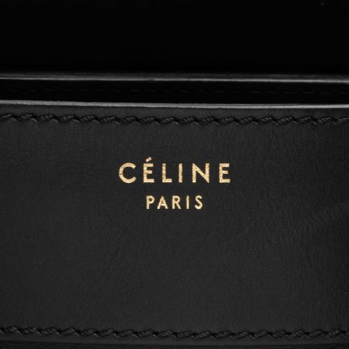 Celine Drummed Calfskin Mini Luggage Tote