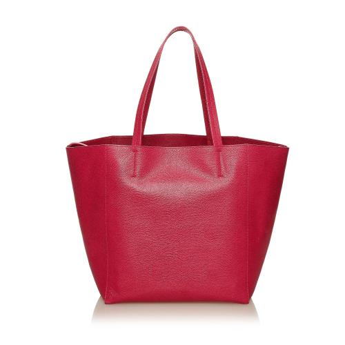 Celine Horizontal Cabas Leather Tote Bag