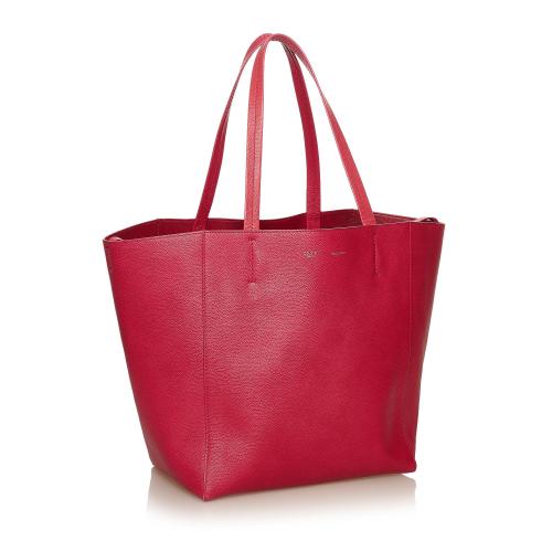 Celine Horizontal Cabas Leather Tote Bag