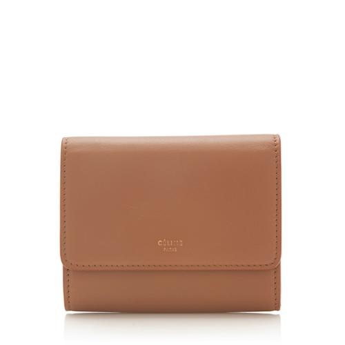 Celine Lambskin Compact Wallet