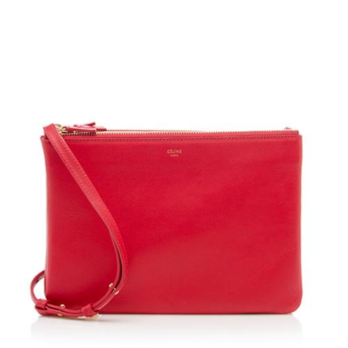 Celine Lambskin Large Trio Crossbody