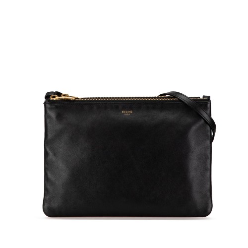 Celine Large Leather Trio Crossbody