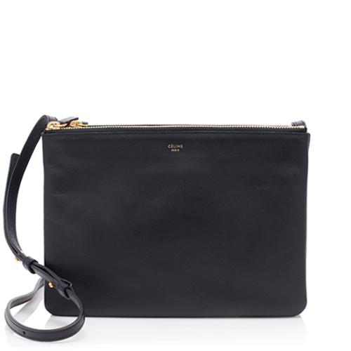 Celine Lambskin Large Trio Crossbody