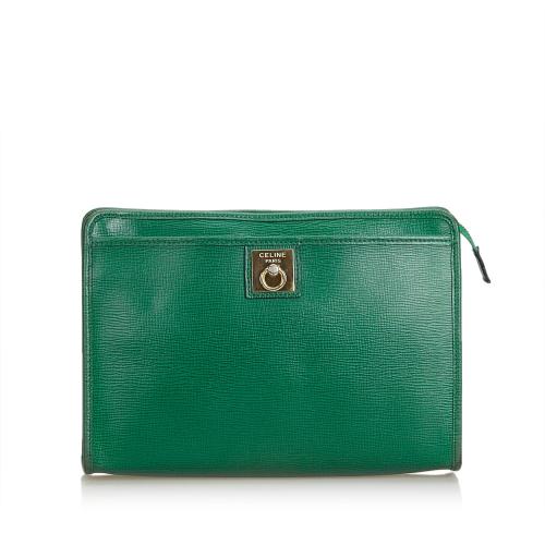 Celine Leather Clutch