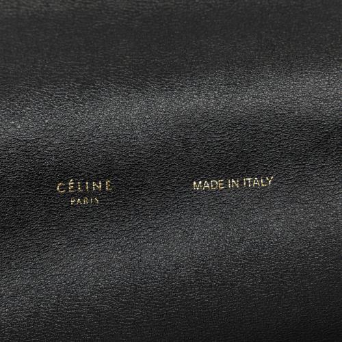 Celine Leather Foldover Clutch