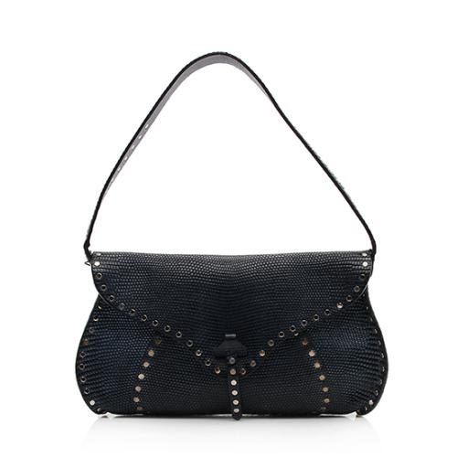 Celine Lizard Studded Shoulder Bag