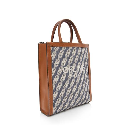 Celine Maillon Triomphe Canvas Vertical Cabas Small Tote | Celine Handbags  | Bag Borrow or Steal