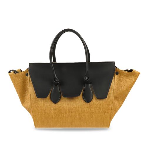 Celine Medium Raffia Tie Tote