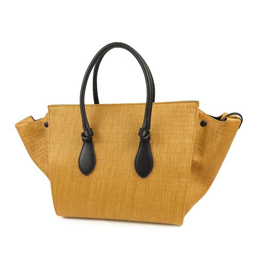 Celine Medium Raffia Tie Tote