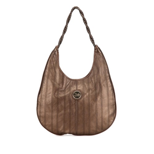 Celine Metallic Leather Hobo