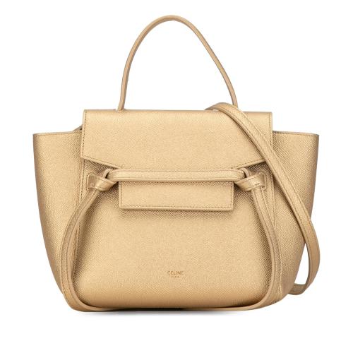 Celine Micro Leather Belt Satchel