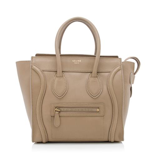 Celine Calfskin Micro Luggage Tote - FINAL SALE