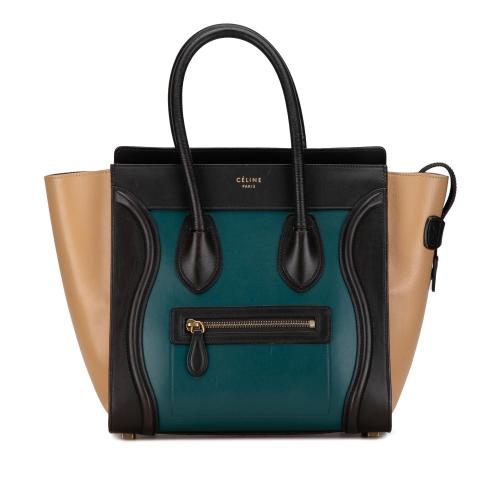 Celine Micro Tricolor Luggage Tote