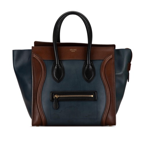 Celine Mini Bicolor Luggage Tote