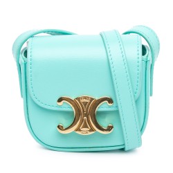 Celine Mini Calfskin Triomphe Crossbody