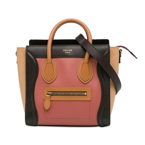 Celine Nano Tricolor Luggage Tote