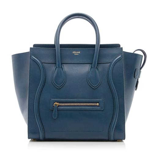 Celine Palmelato Leather Mini Luggage Tote