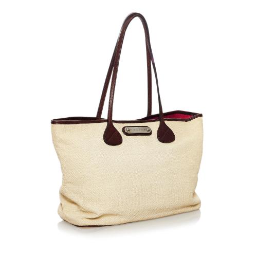 Celine Raffia Tote Bag