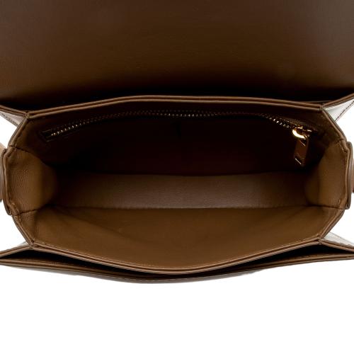 Celine Shiny Calfskin Besace Clea Shoulder Bag