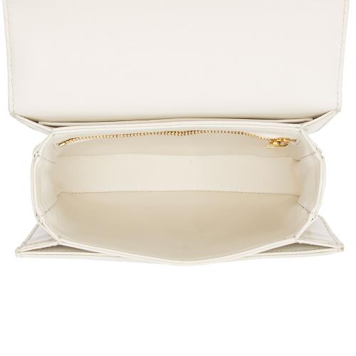 Celine Shiny Calfskin Besace Clea Chain Shoulder Bag