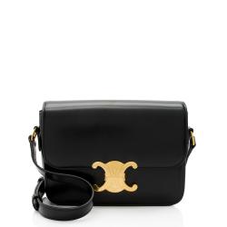 Celine Shiny Calfskin Teen Triomphe Shoulder Bag