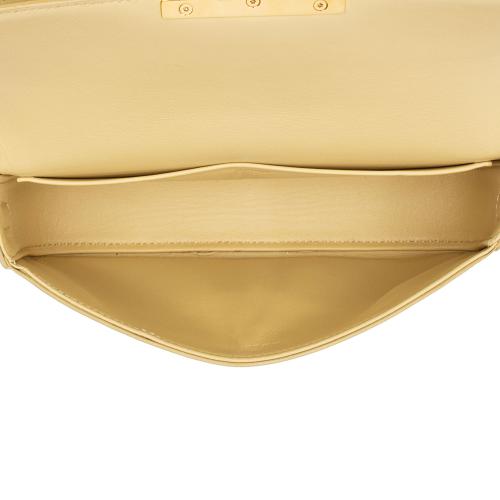 Celine Shiny Calfskin Triomphe Shoulder Bag