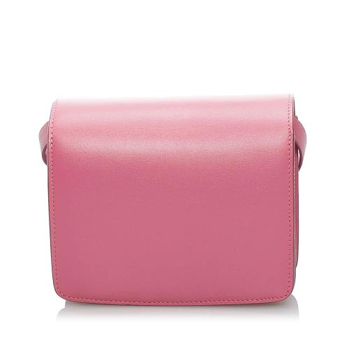 Celine Small Classic Box Leather Crossbody Bag