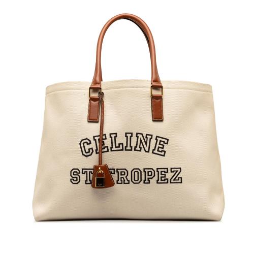 Celine St. Tropez Horizontal Cabas Tote