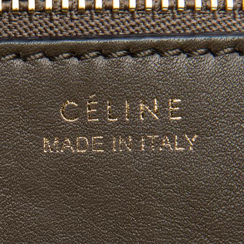 Celine Stamped Crocodile Nubuck Calfskin Mini Tie Tote