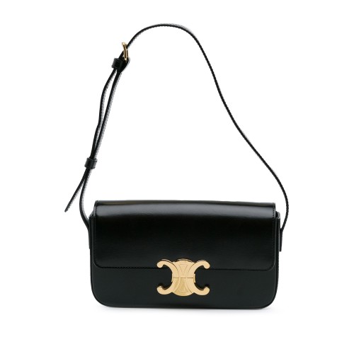 Celine Teen Shiny Calfskin Triomphe Bag