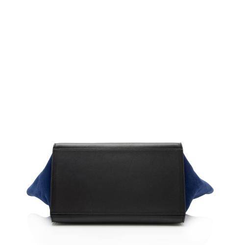 Celine Tricolor Calfskin Medium Trapeze Bag