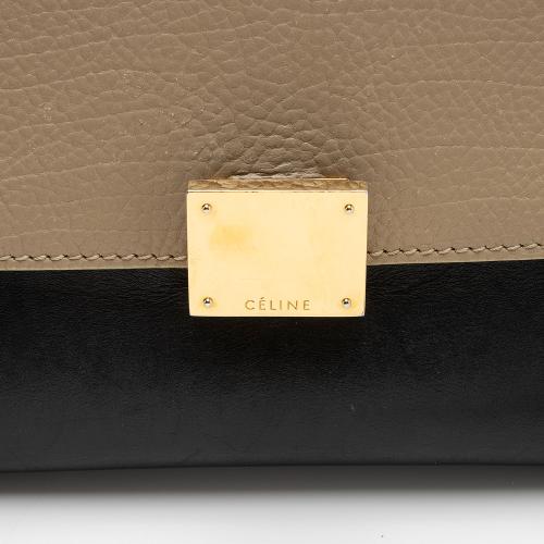 Celine Tricolor Calfskin Medium Trapeze Bag