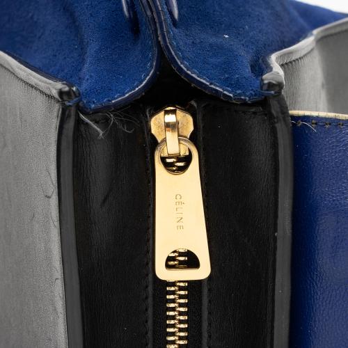 Celine Tricolor Calfskin Medium Trapeze Bag