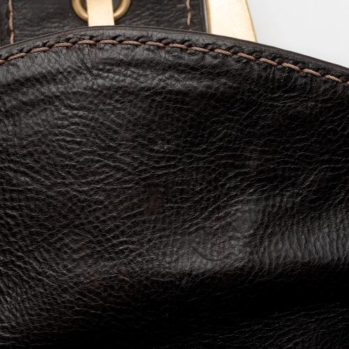 Celine Vintage Leather Buckle Shoulder Bag