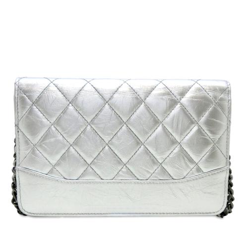 Chanel Aged Calfskin Gabrielle Wallet on Chain