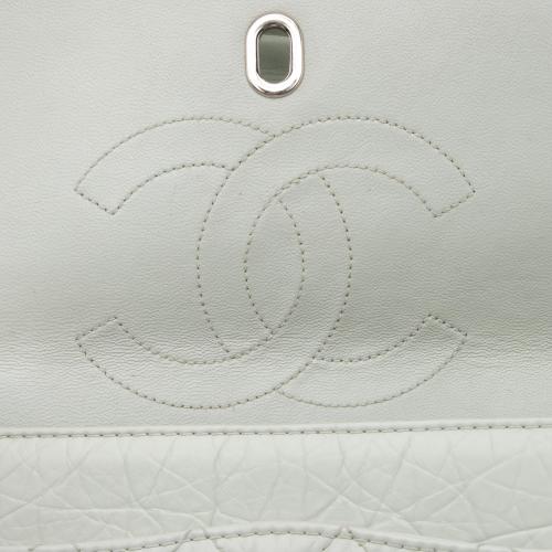 Chanel Aged Calfskin Long Medium Double Flap Bag