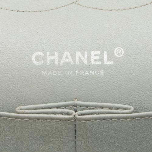 Chanel Aged Calfskin Long Medium Double Flap Bag