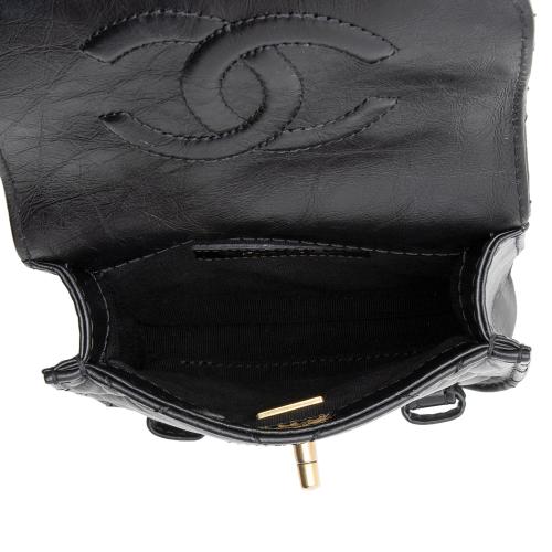 Chanel Aged Calfskin Mini City School Flap Bag