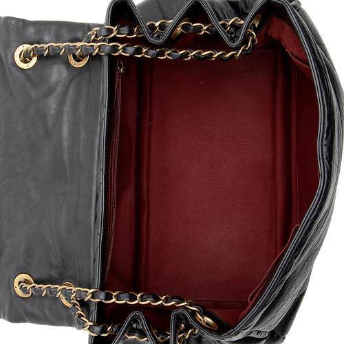 Chanel Aged Calfskin Pondichery Large Flap Bag