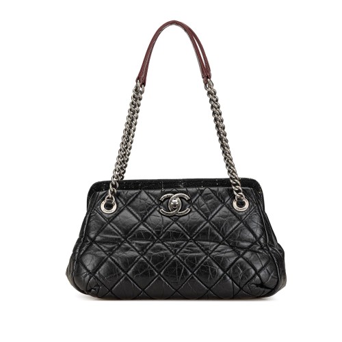 Chanel Aged Calfskin Portobello Bowler Bag