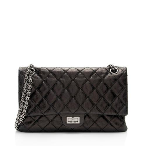 Chanel Aged Calfskin Reissue 225 Double Flap Shoulder Bag