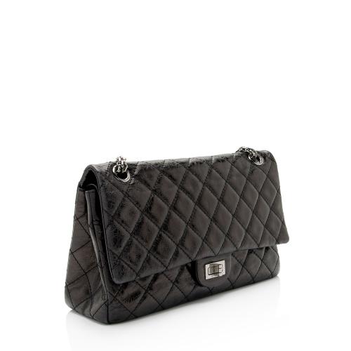 Chanel Aged Calfskin Reissue 225 Double Flap Shoulder Bag