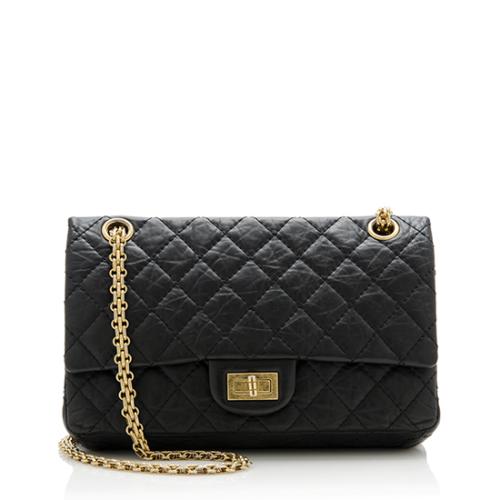 Chanel Aged Calfskin Reissue 225 Double Flap Shoulder Bag