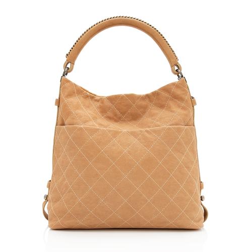 Chanel Aged Caviar Leather Boy Hobo