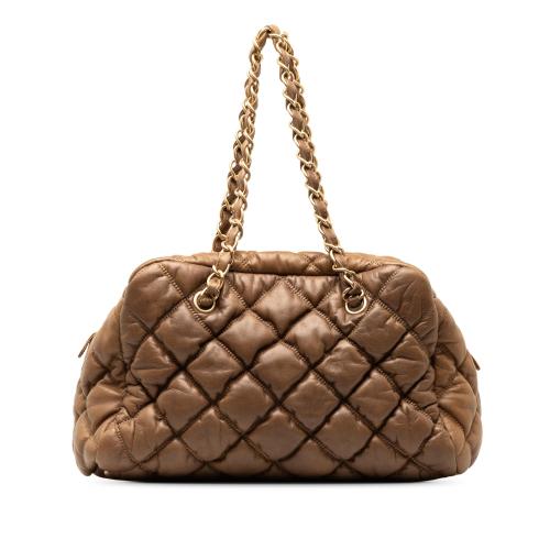 Chanel Bubble Quilt Bowling Bag