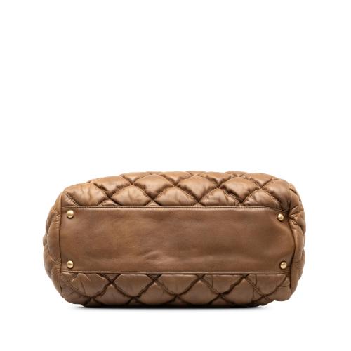 Chanel Bubble Quilt Bowling Bag