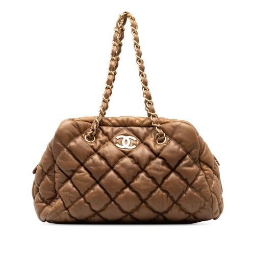 Chanel Bubble Quilt Bowling Bag