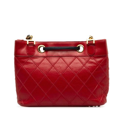 Chanel CC Bicolor Lambskin Shoulder Bag